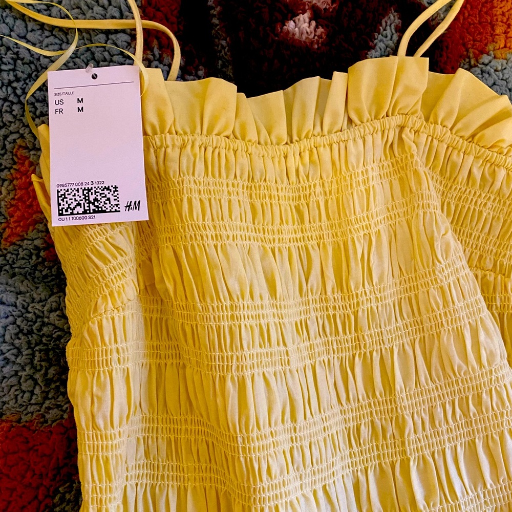 Smocked Yellow Sundress